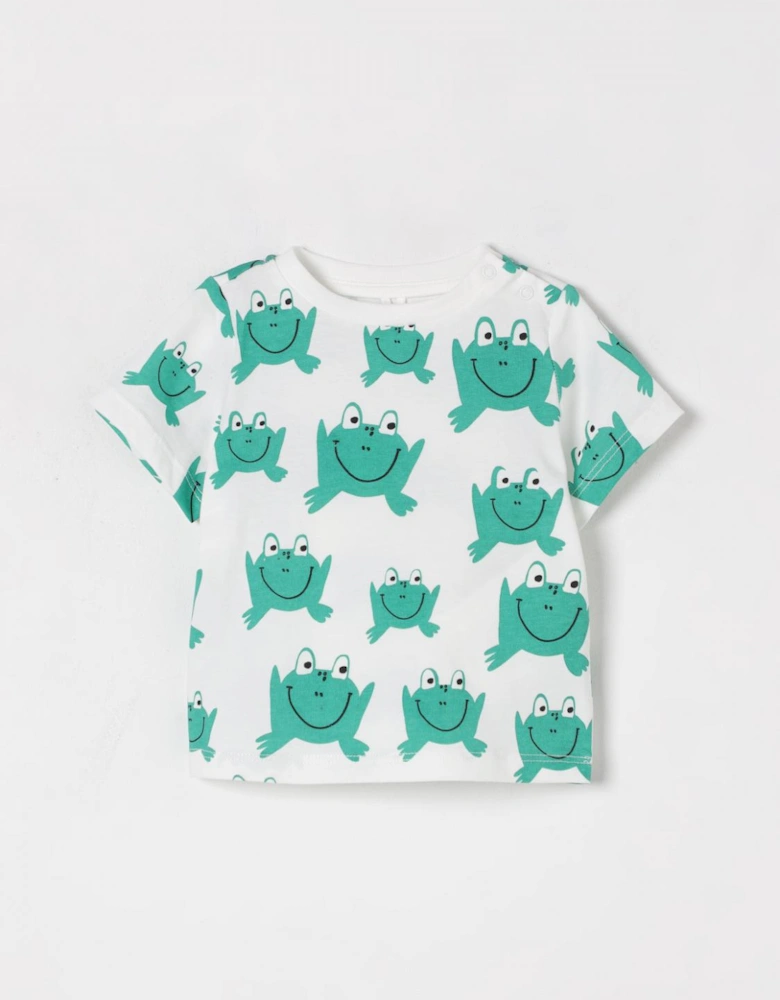 Frog Print Short Sleeve Tee