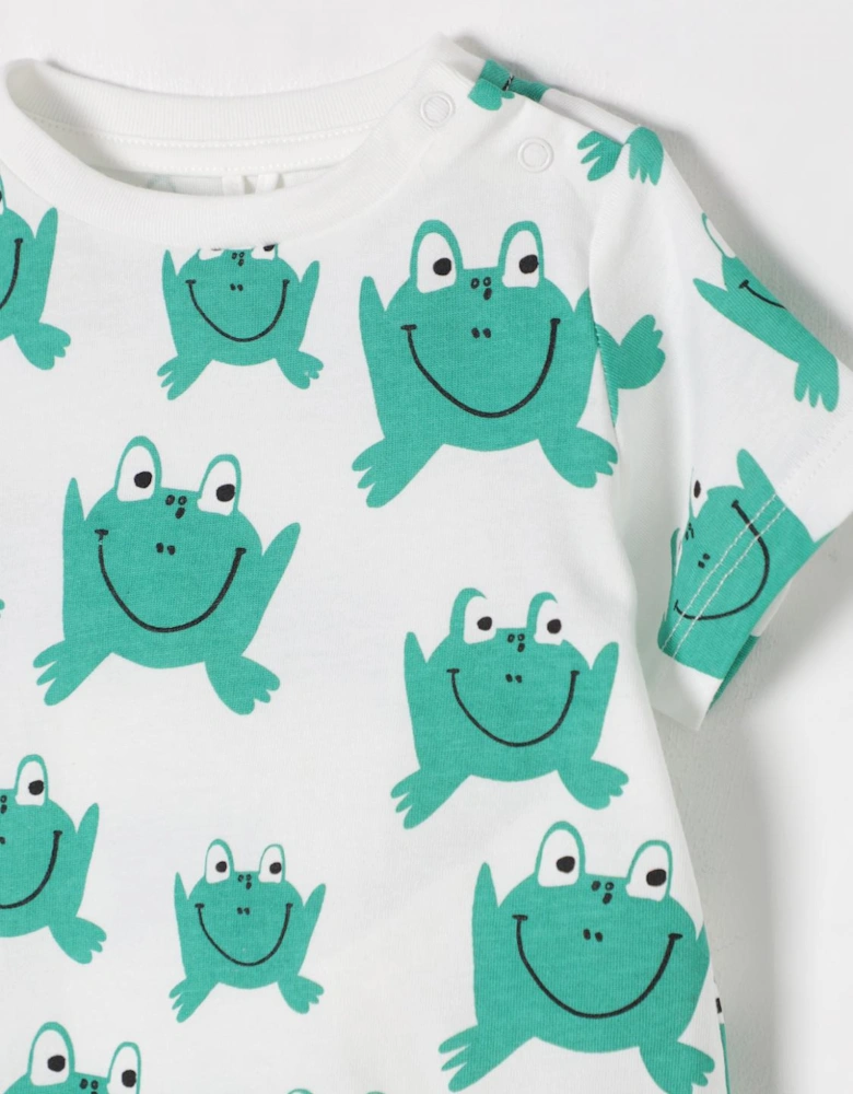 Frog Print Short Sleeve Tee