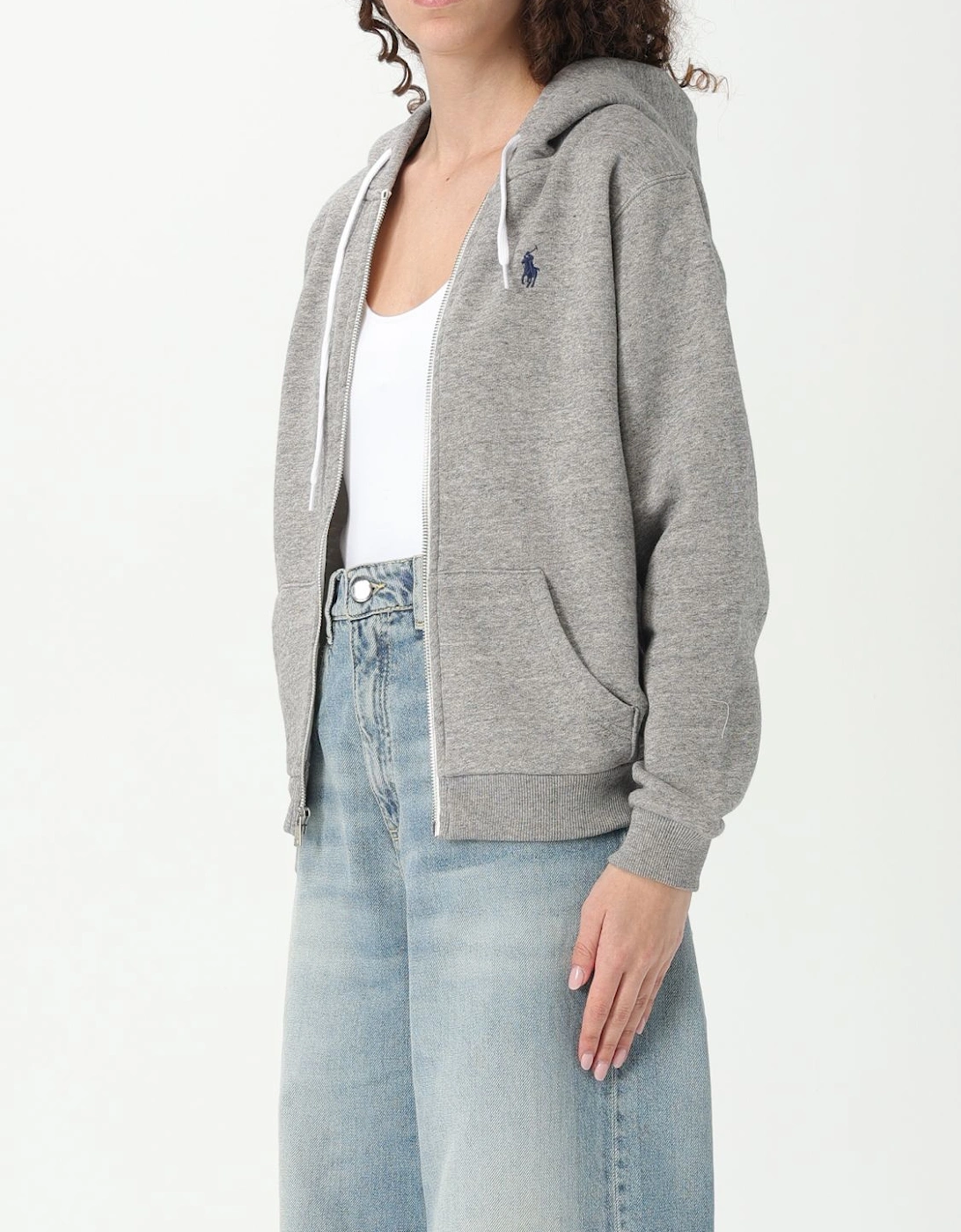 Casual Polo Logo Sweatshirt