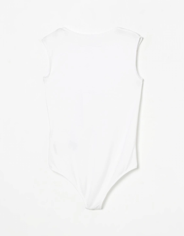 Sleeveless Ribbed Bodysuit