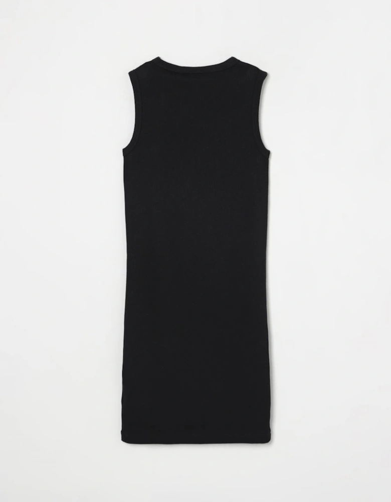 Cutout Mini Dress Ribbed Knit