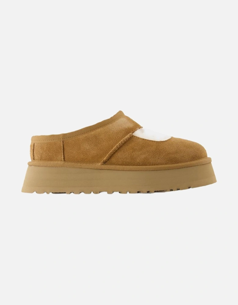 Classic Platform Mary Jane Suede Shoes