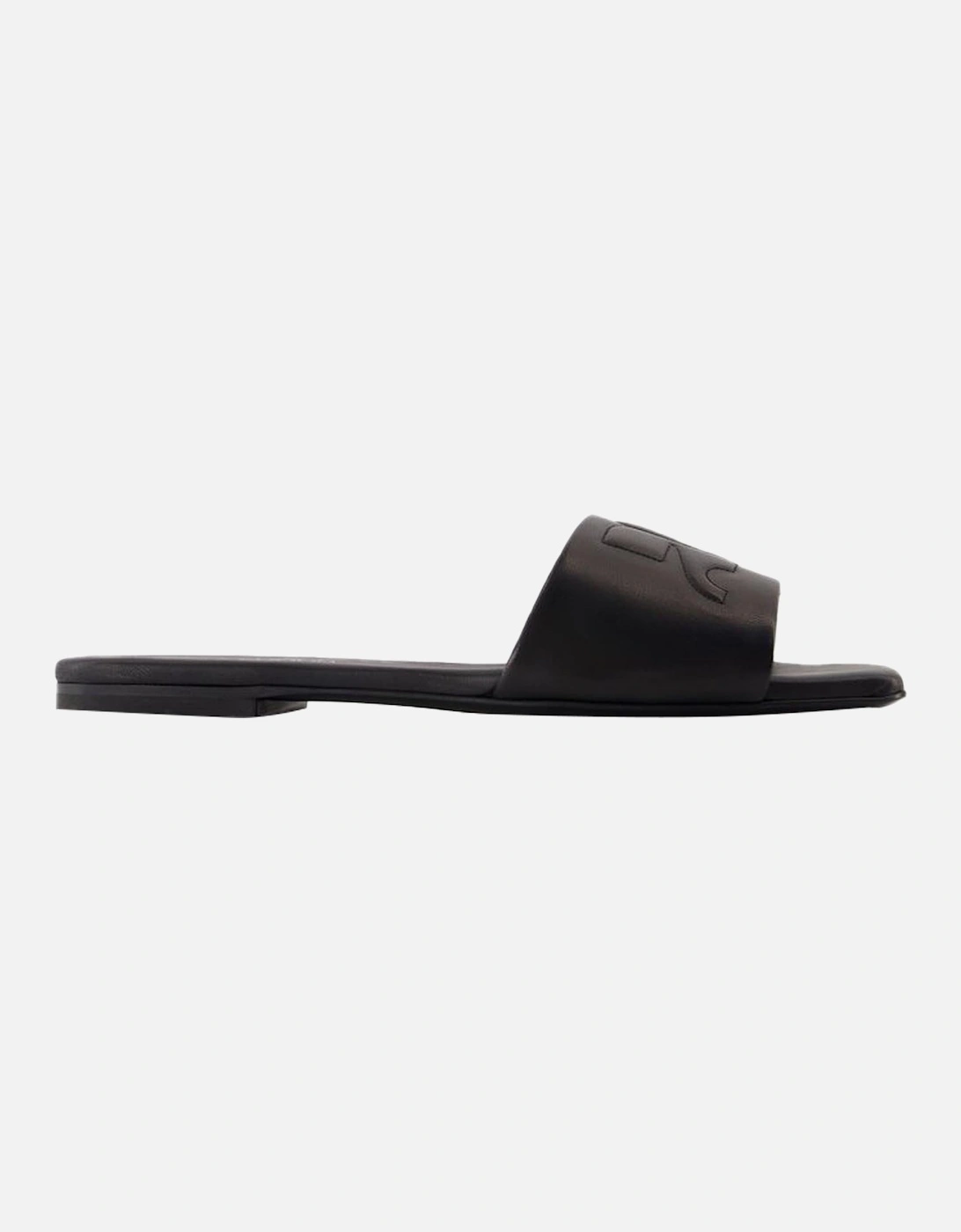 Leather Slides Flat Sole, 5 of 4
