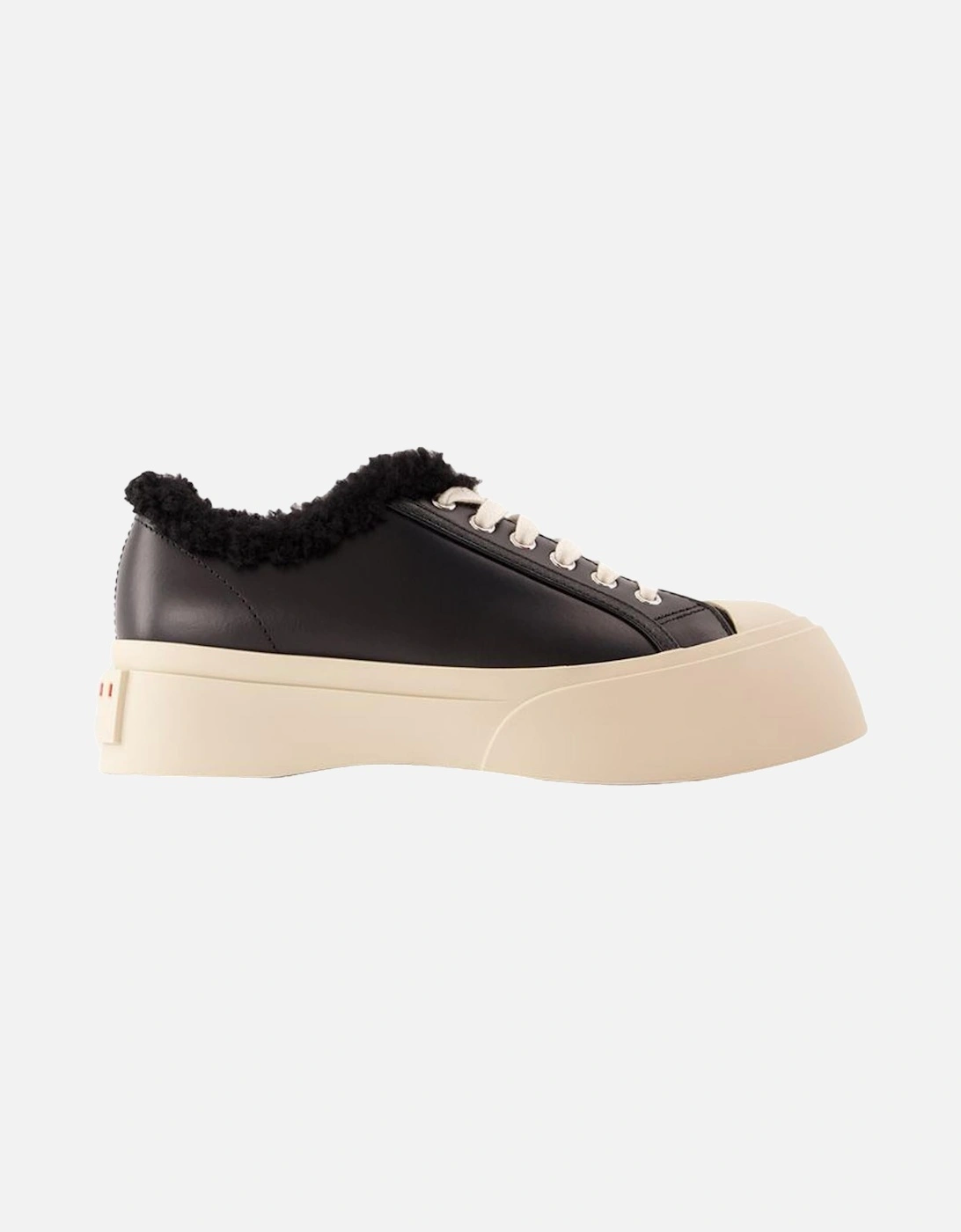 Platform Shearling Trim Sneakers, 5 of 4