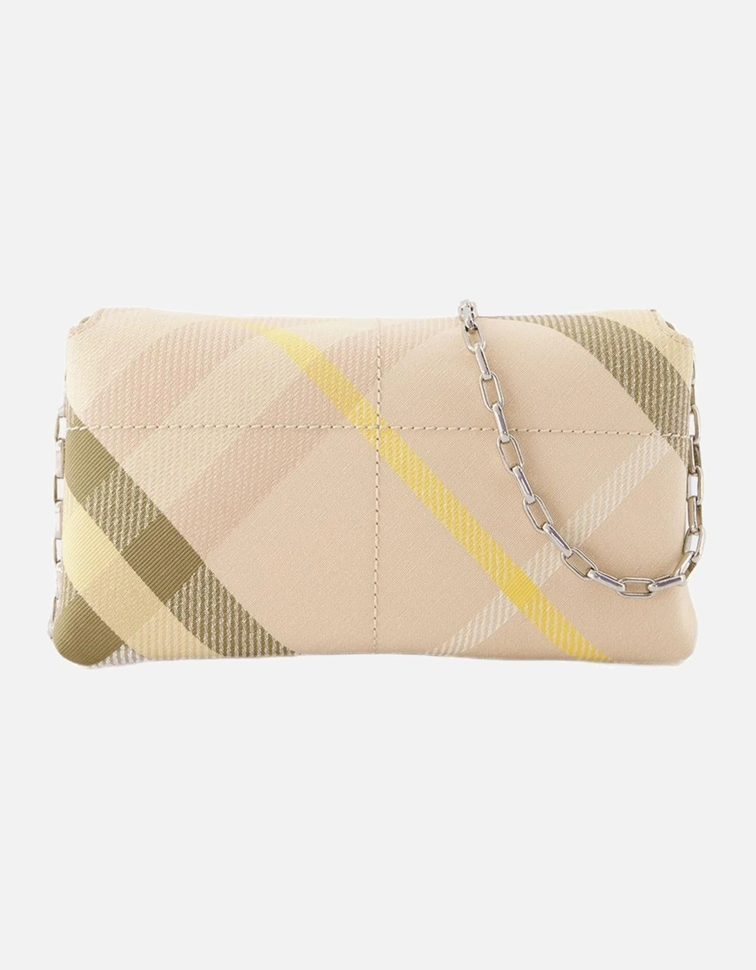 Check Pattern Eyeglass Case Chain Strap