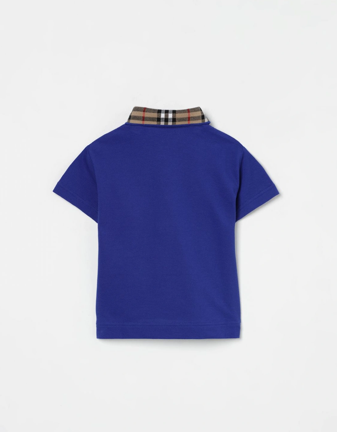 Kids Polo Shirt Check Collar