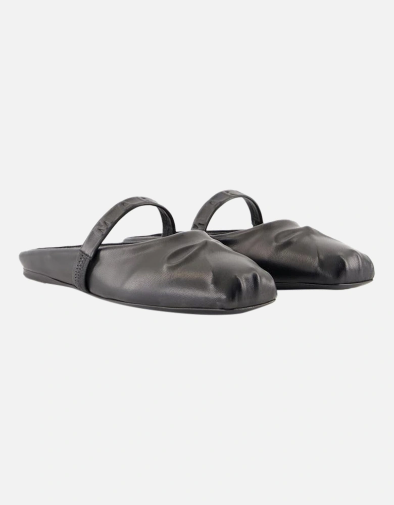 Leather Ballerina Flats