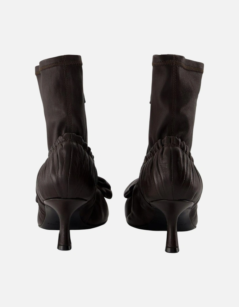 Layla Bow Detail Ankle Boots