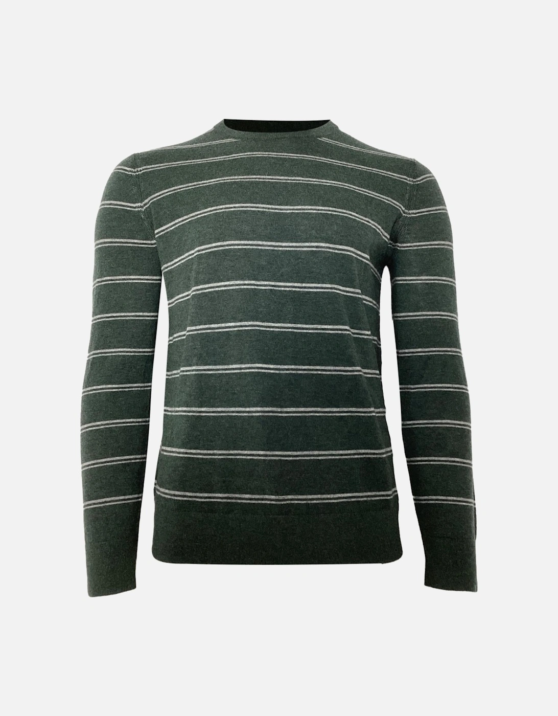 Striped Wool Cashmere Crew Neck Sweater, 11 of 10