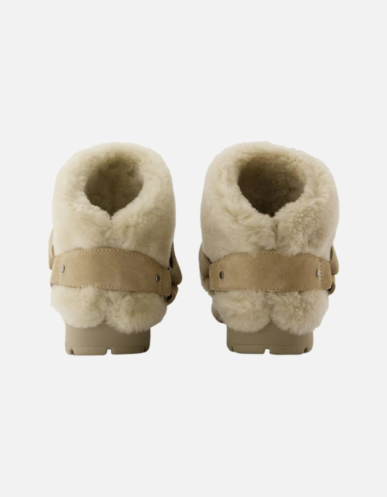 Neumel Buckle Shearling Boots