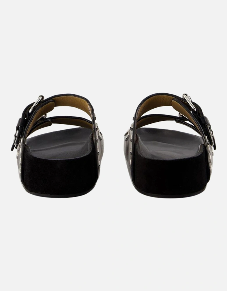 Anny Studded Leather Slides