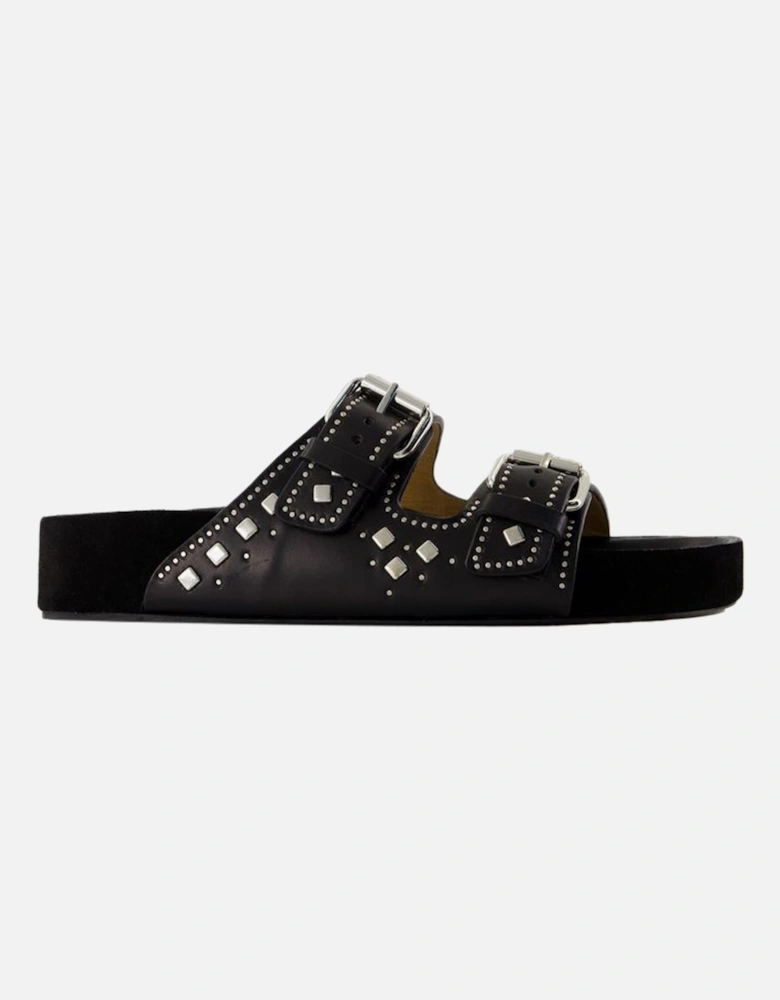 Anny Studded Leather Slides