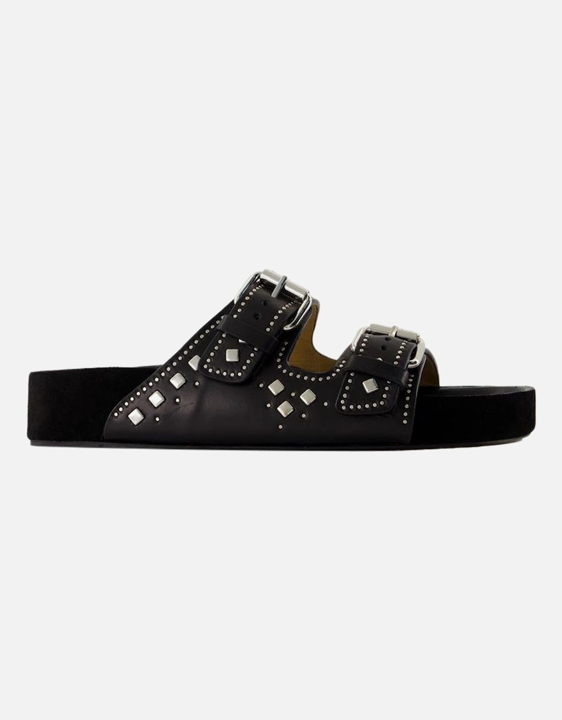 Anny Studded Leather Slides, 4 of 3