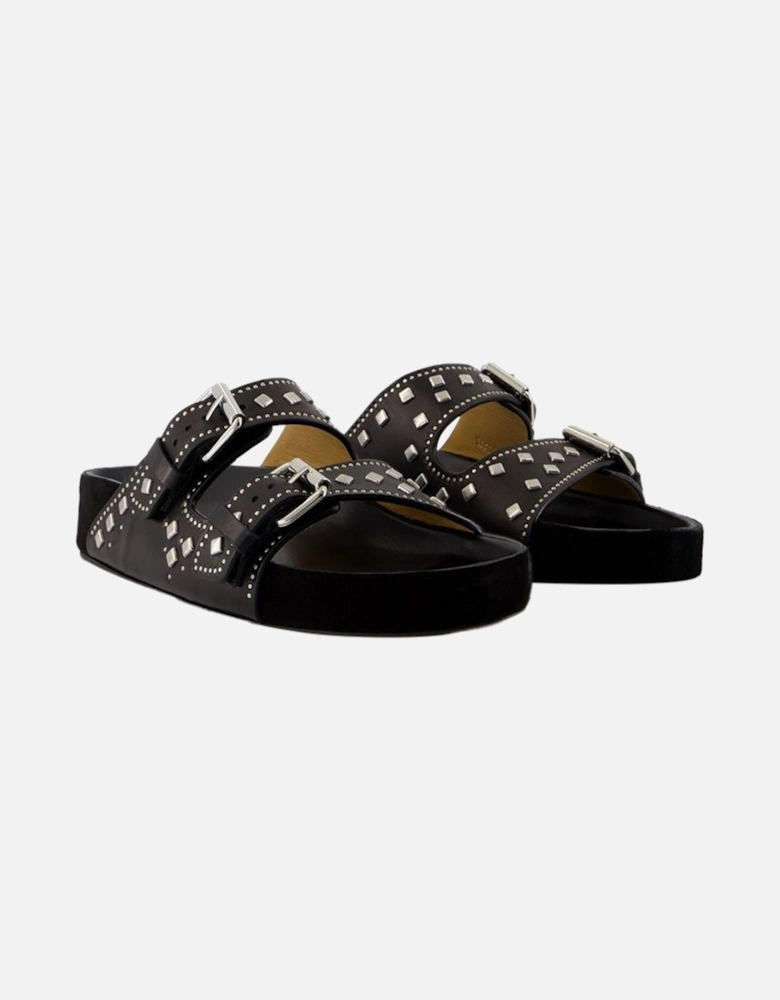 Anny Studded Leather Slides