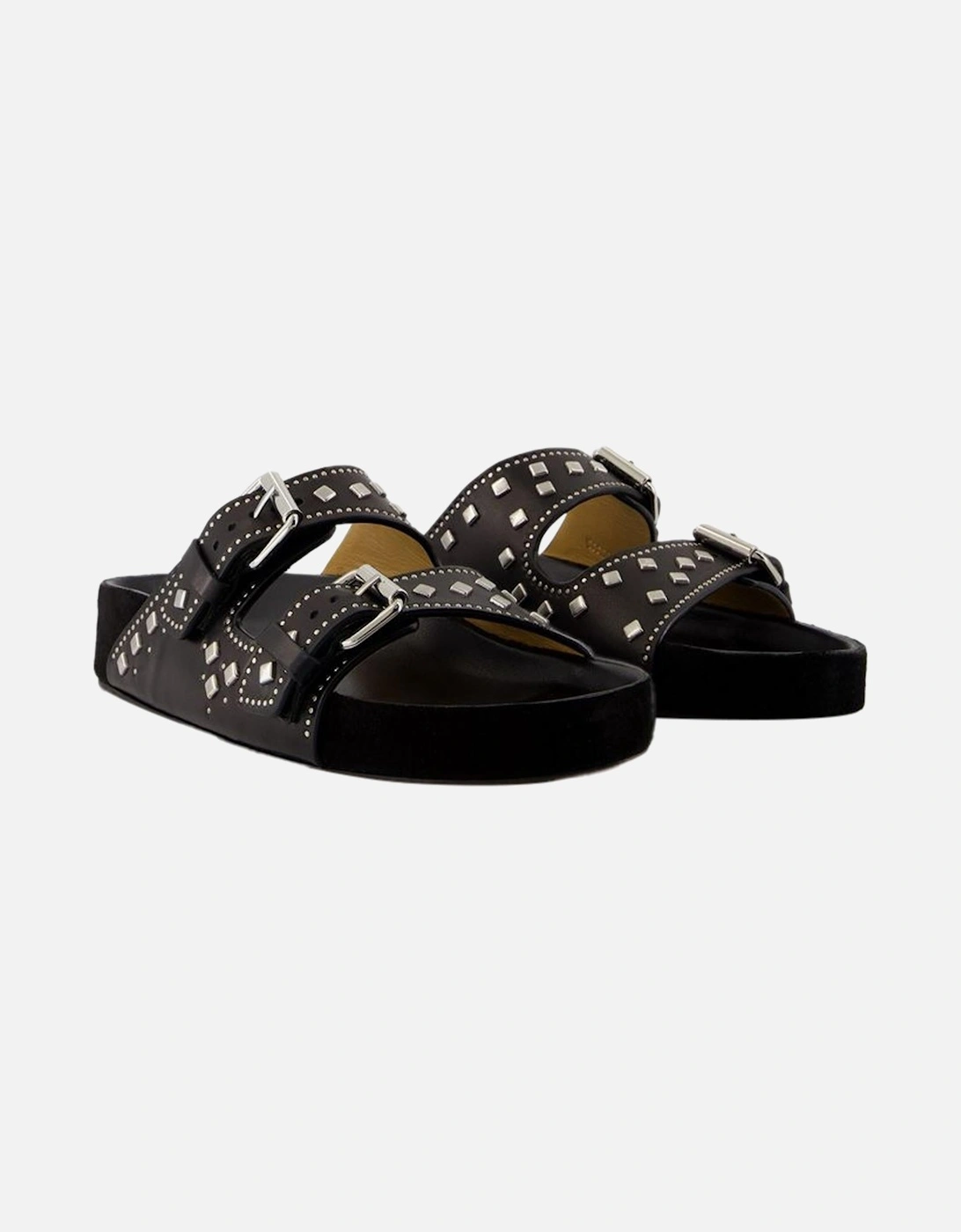 Anny Studded Leather Slides