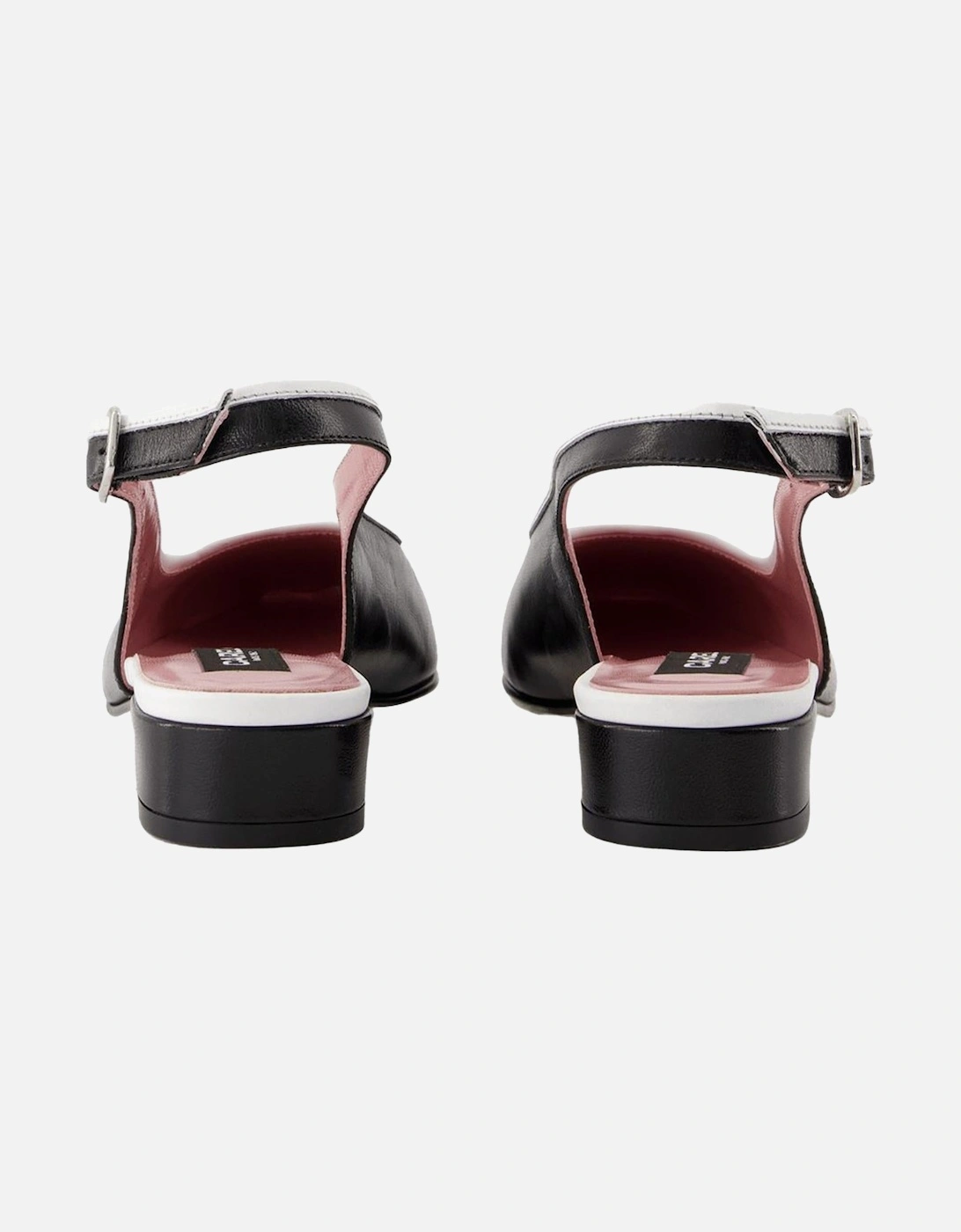Leather Slingback Heels