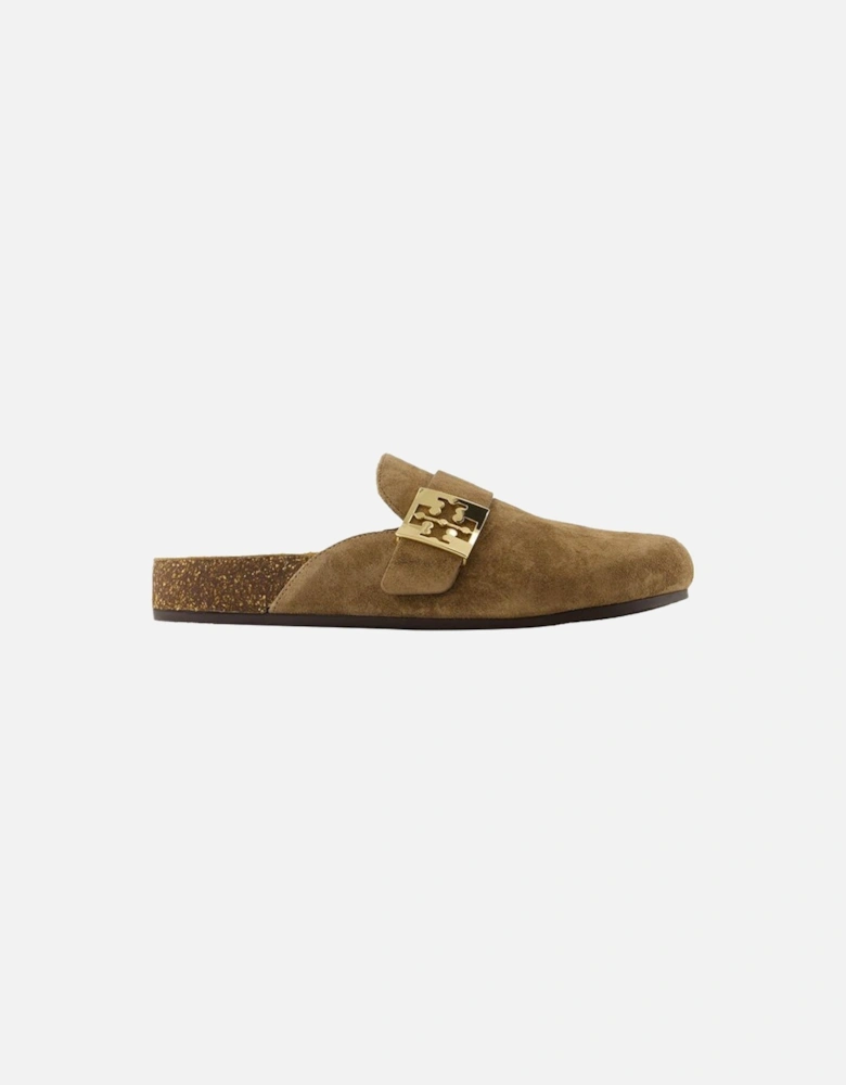 Miller Suede Buckle Mules
