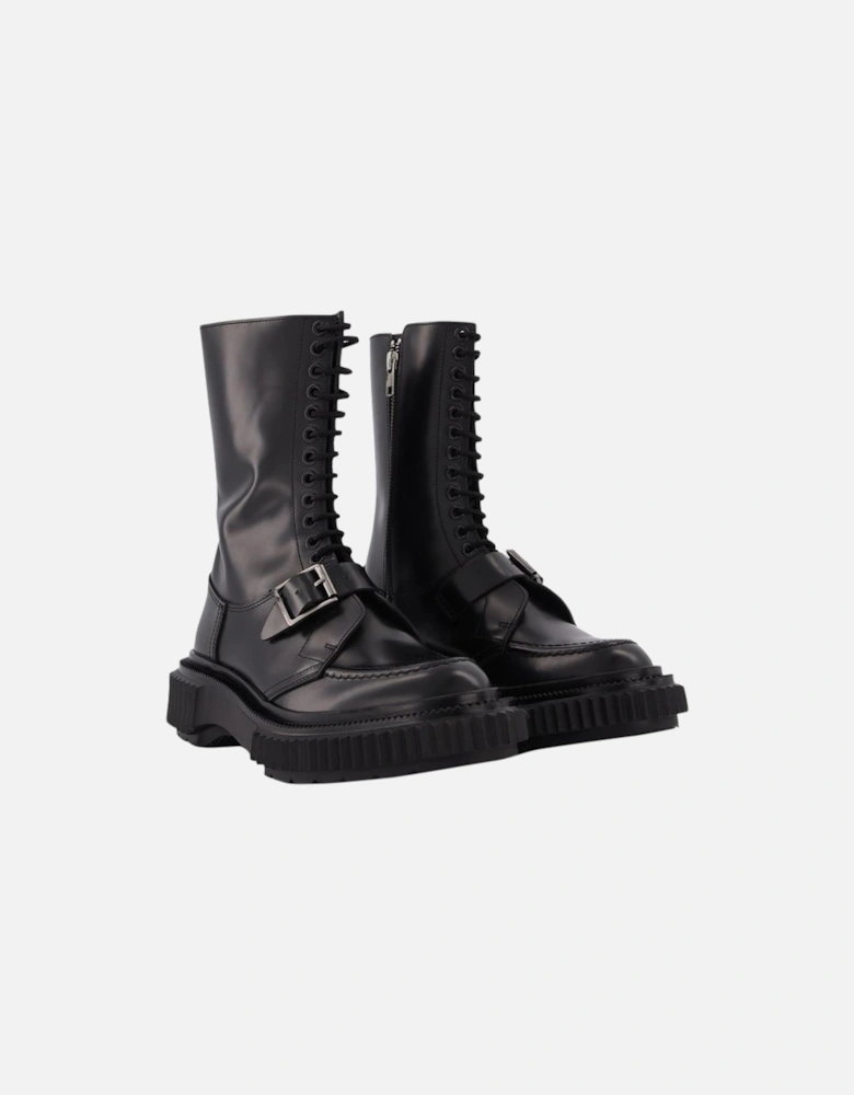 LaceUp Ankle Boots Chunky Sole