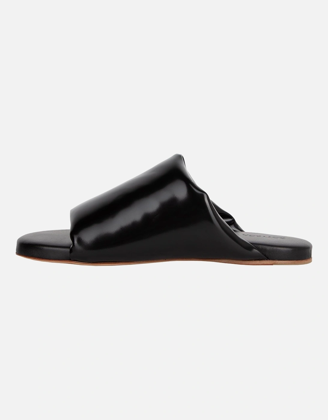 Stretch Leather Mules OpenToe