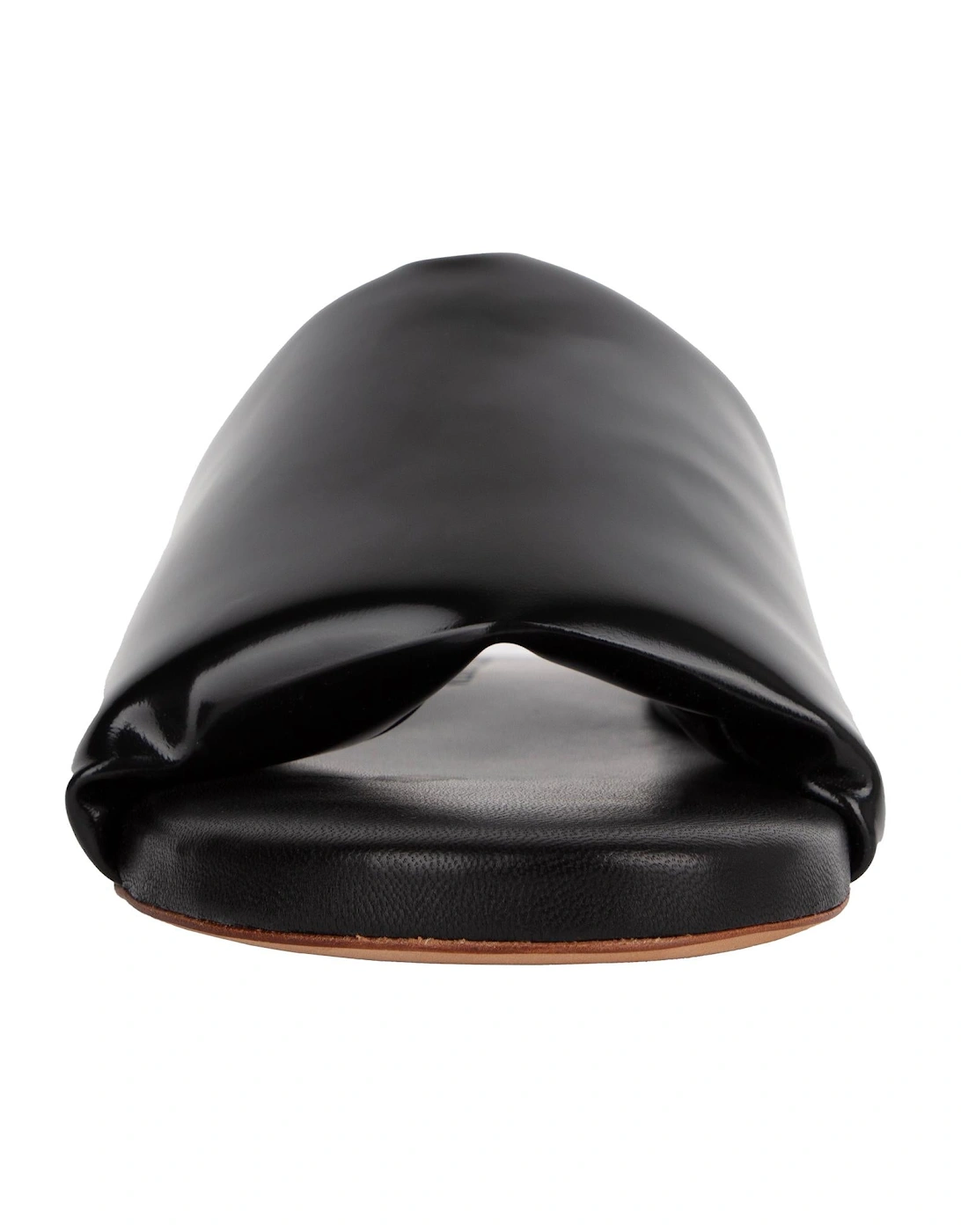 Stretch Leather Mules OpenToe
