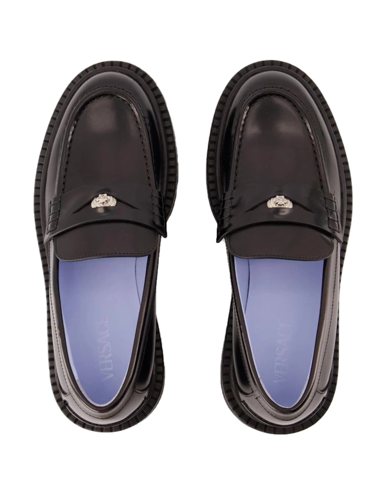Platform Leather Loafers