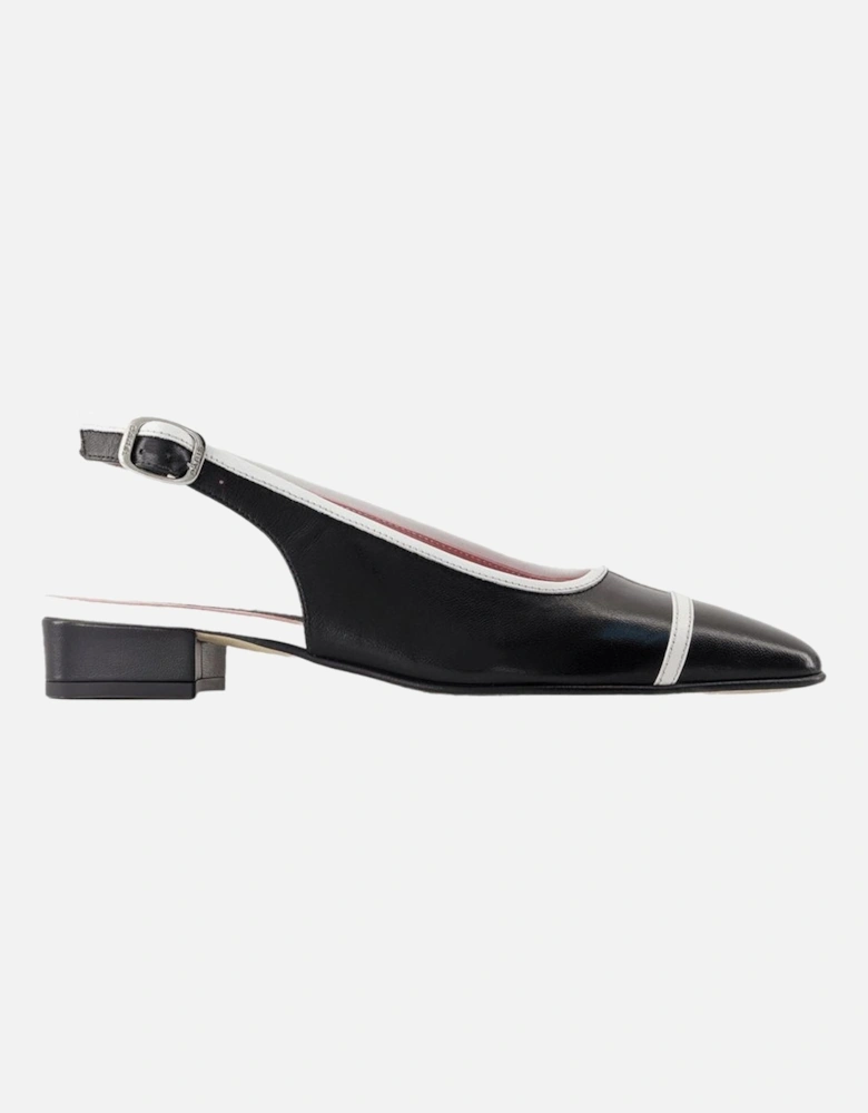 Slingback Leather Pumps