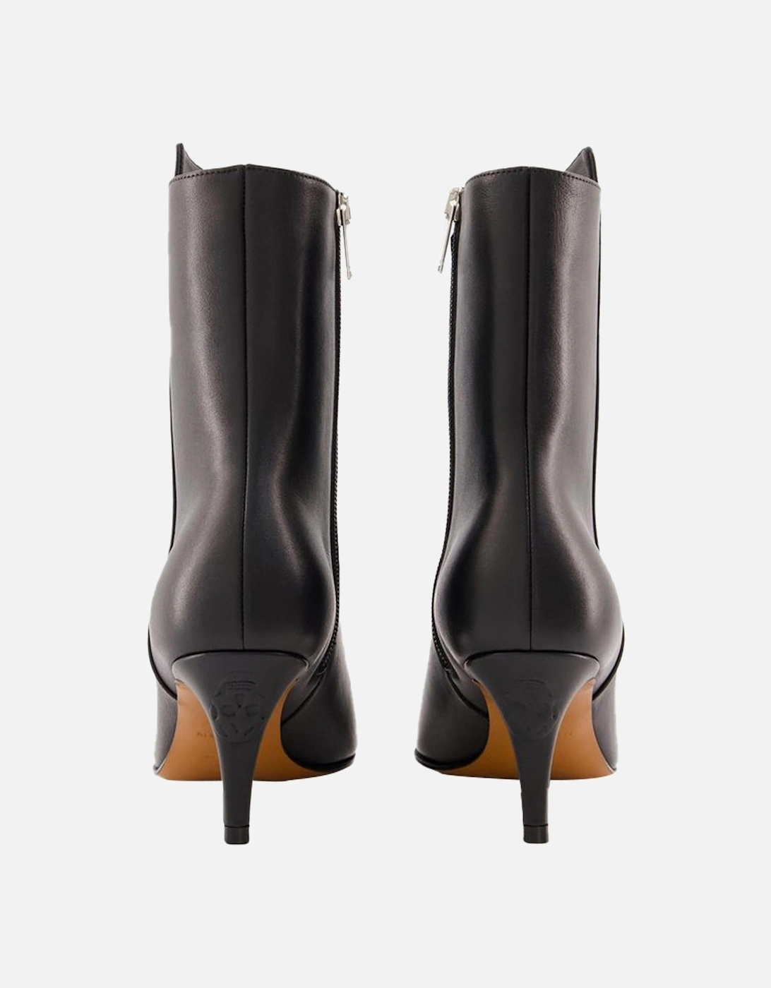 PointedToe Kitten Heel Ankle Boots
