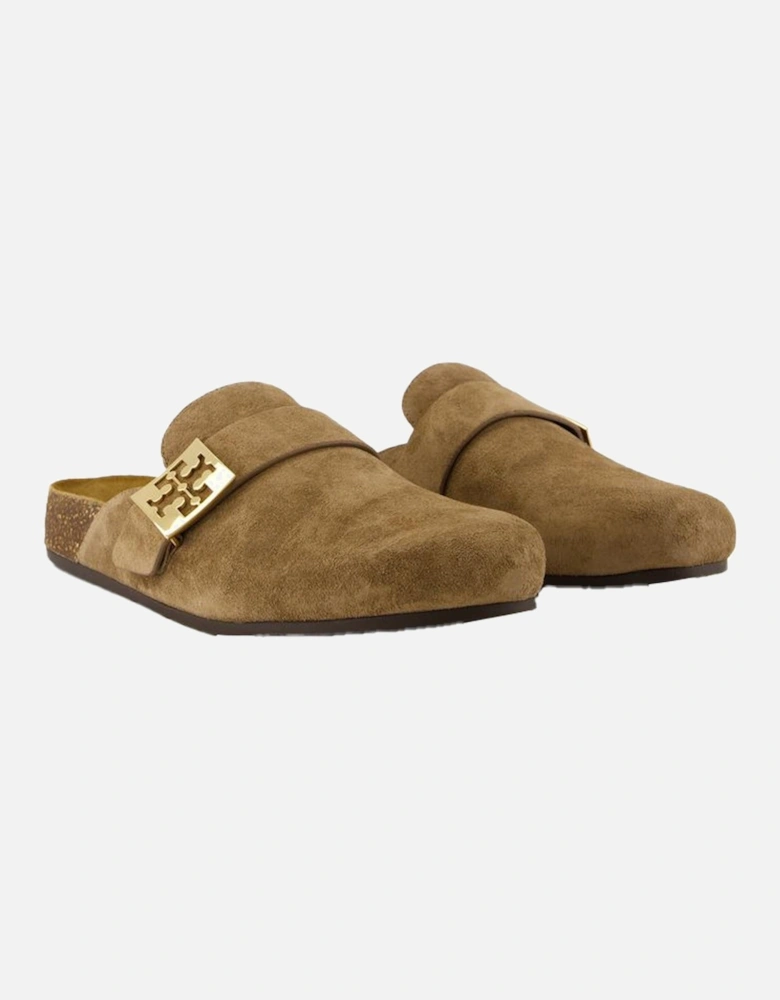 Miller Suede Buckle Mules