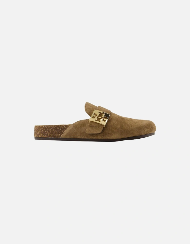 Miller Suede Buckle Mules