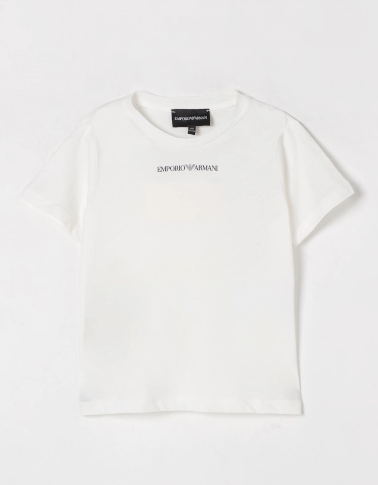 T-Shirt with Round Neckline and Short Sleeves