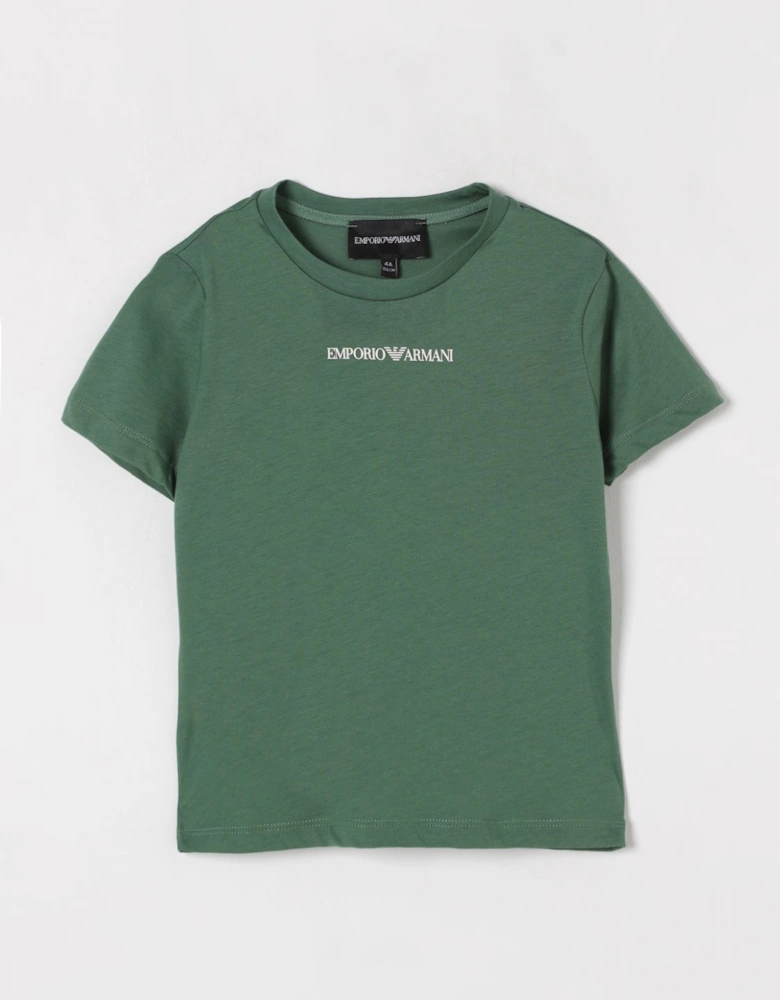 T-Shirt with Round Neckline and Short Sleeves