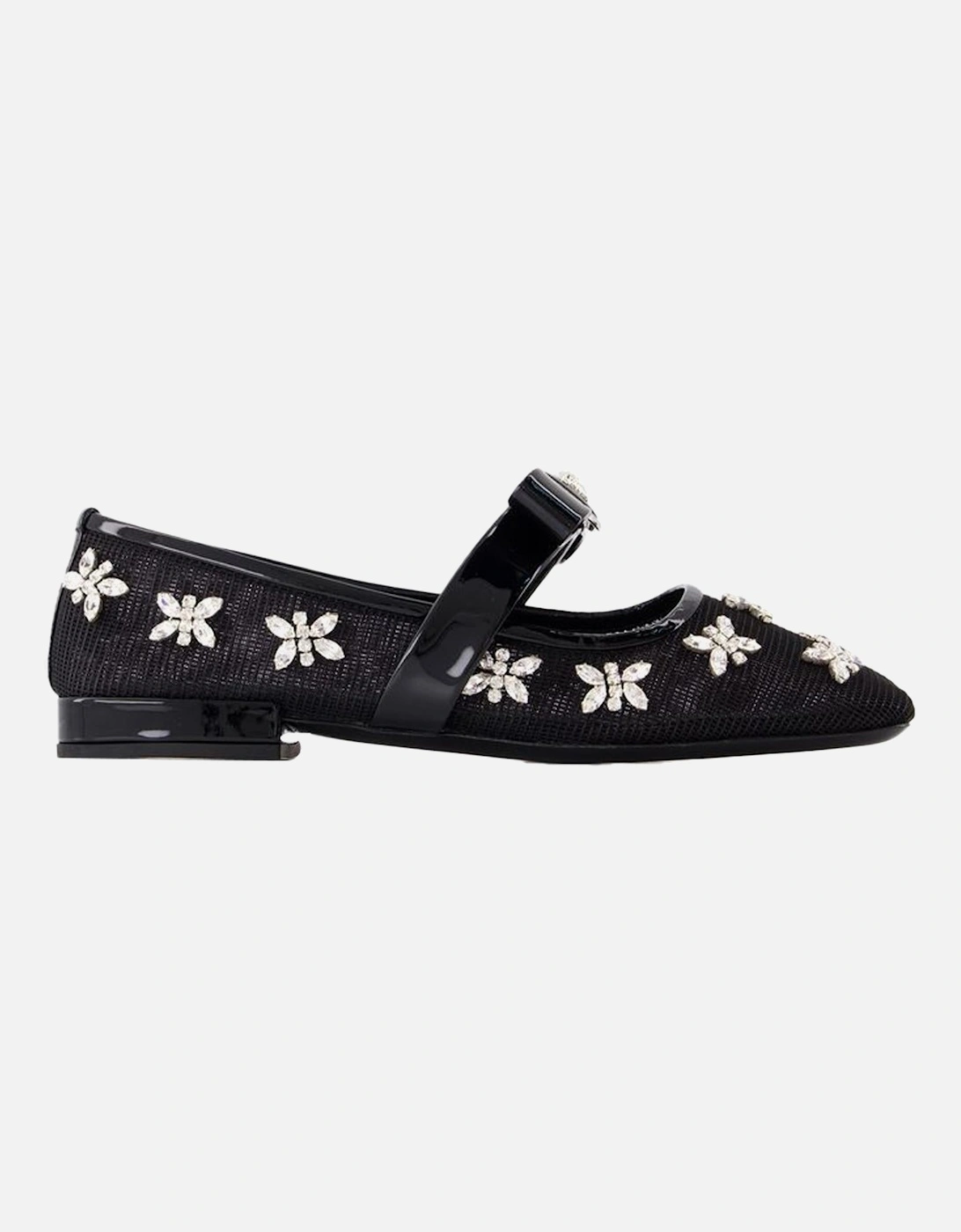CrystalEmbellished Mesh Mary Janes, 5 of 4