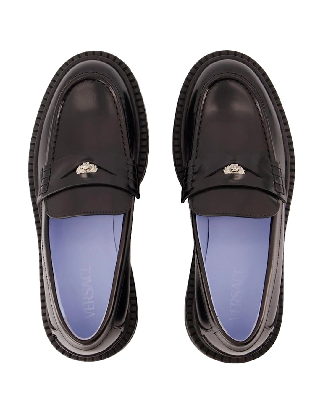 Leather Loafers Chunky Platform