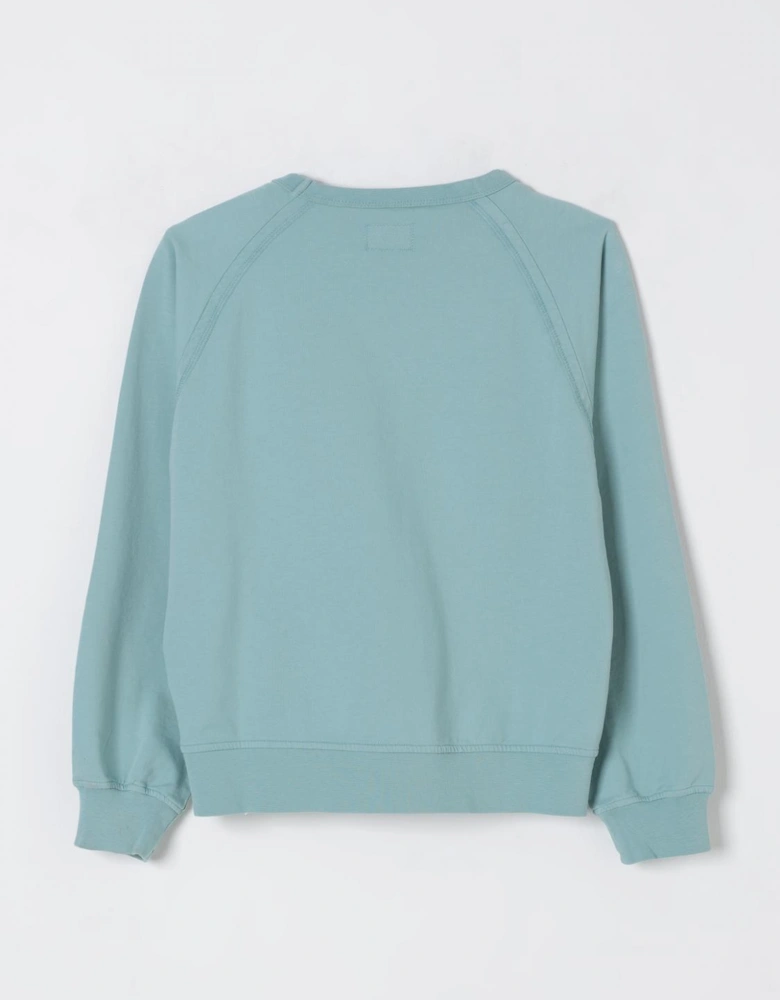 Pocket Detail Crew Neck Sweatshirt