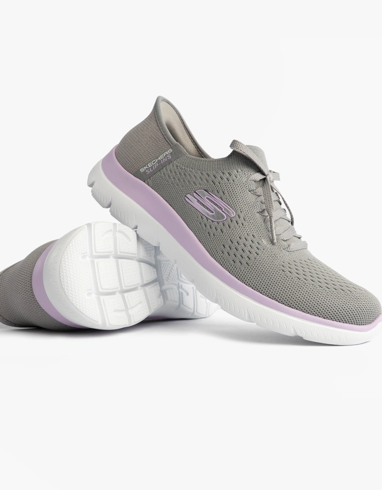 150263/GYLV SUMMITS-NEW DAILY Womens Trainers Grey/Lavender