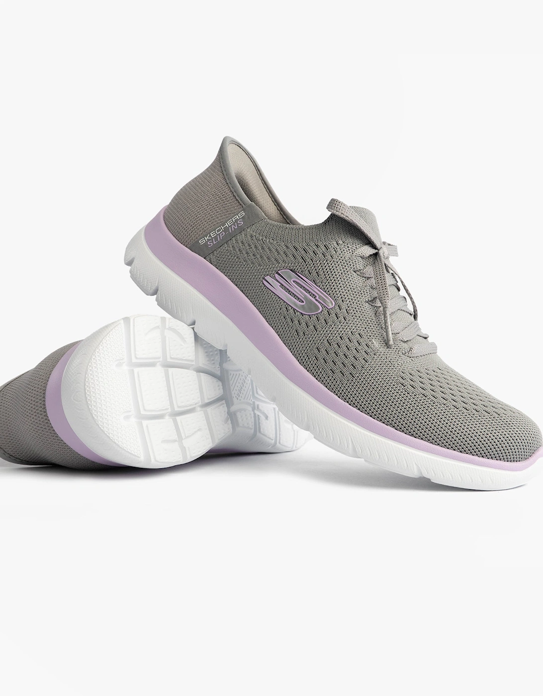 150263/GYLV SUMMITS-NEW DAILY Womens Trainers Grey/Lavender