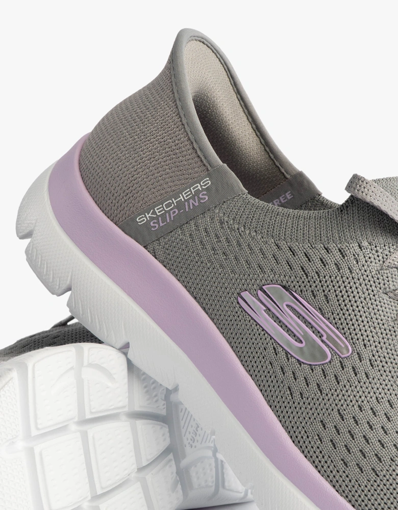 150263/GYLV SUMMITS-NEW DAILY Womens Trainers Grey/Lavender