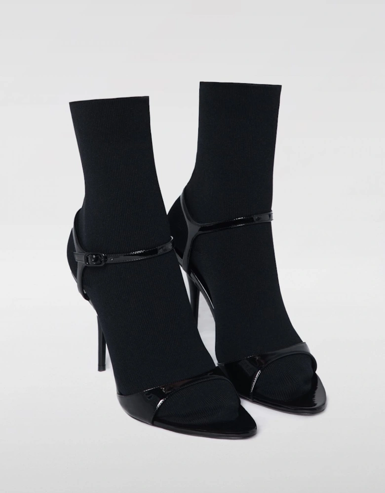 Knife Sock Sandal High Heel