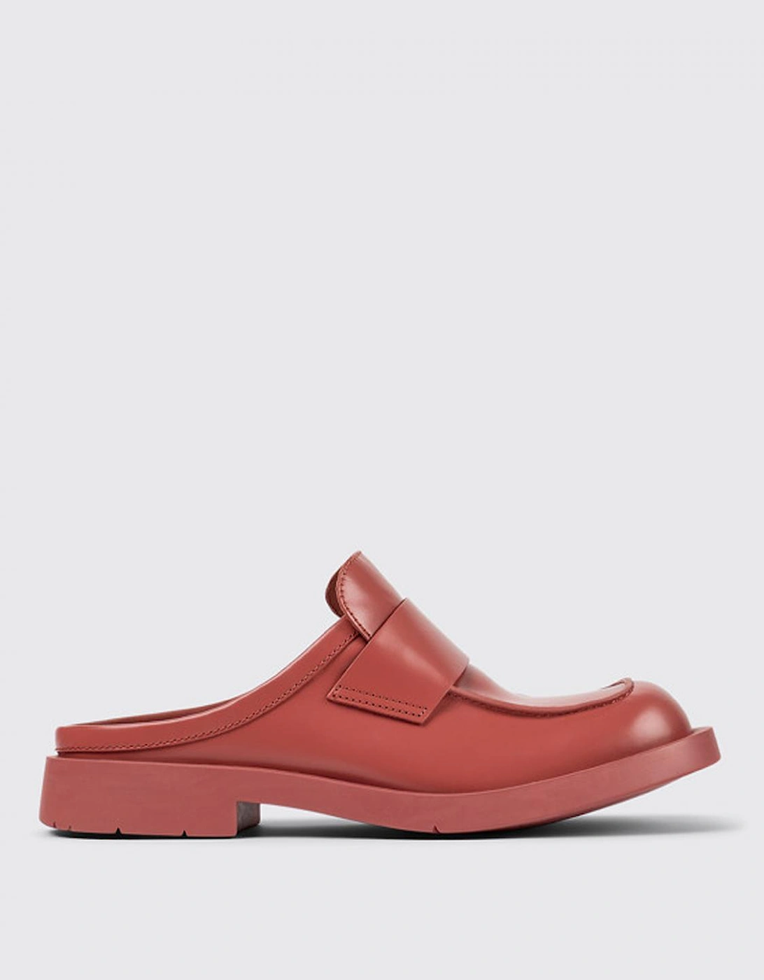 Leather Penny Loafer Mules, 5 of 4