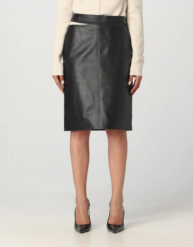 Leather Pencil Skirt