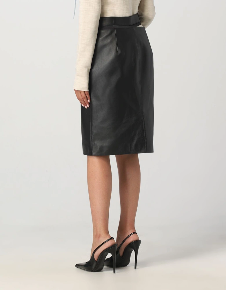 Leather Pencil Skirt