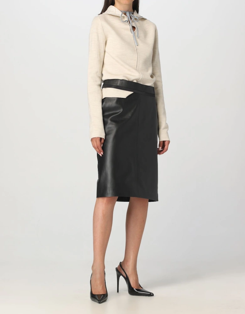 Leather Pencil Skirt