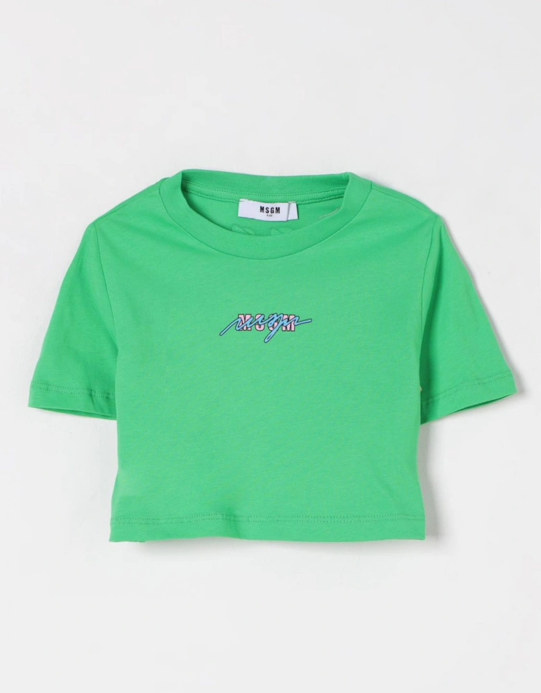 Kids Cropped TShirt Logo