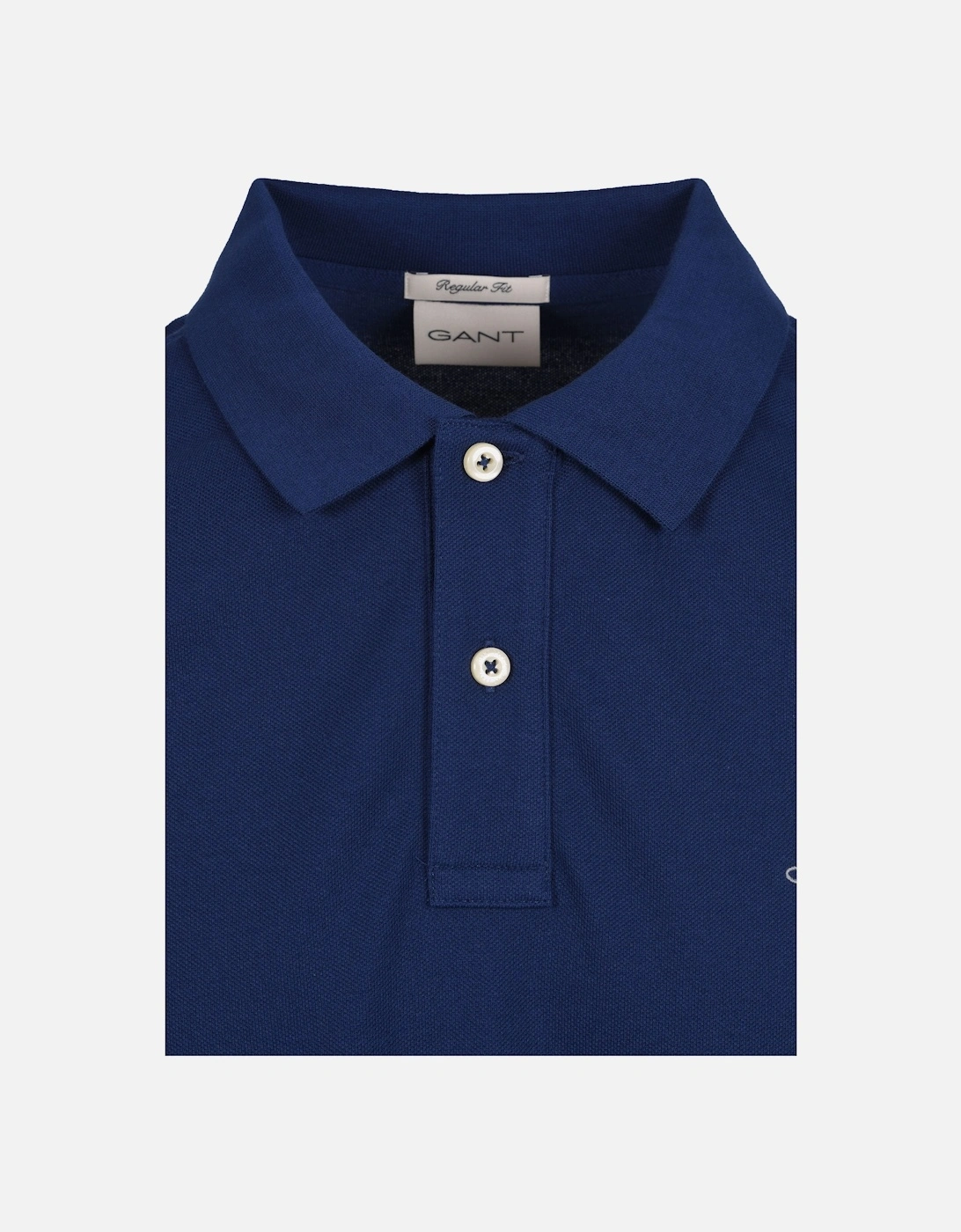 Reg Shield SS Pique Polo Shirt Persian Blue