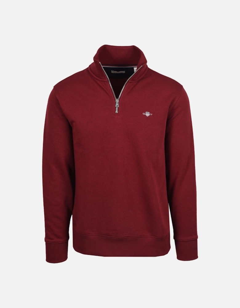 Reg Shield Half Zip Sweat Plumped Red