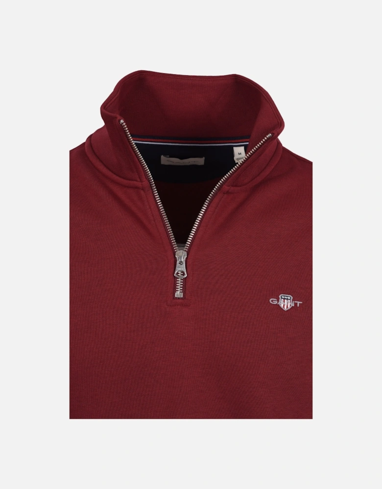 Reg Shield Half Zip Sweat Plumped Red