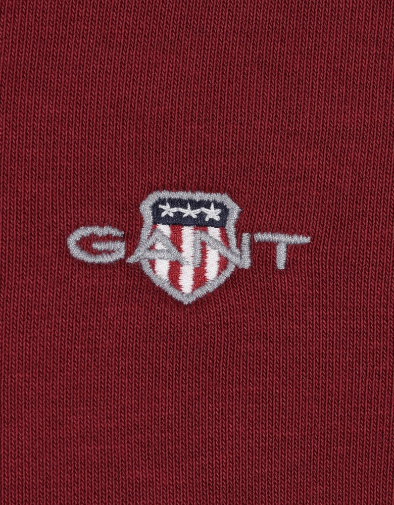 Reg Shield Half Zip Sweat Plumped Red