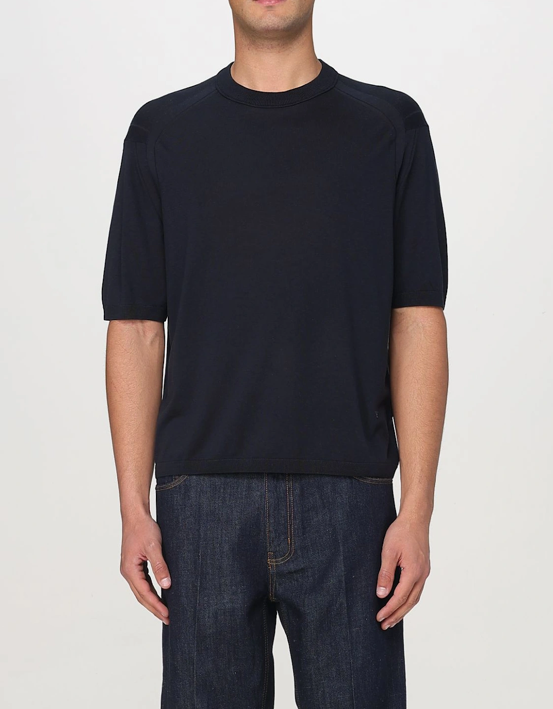 Short Sleeve Crew Neck Cotton Tee