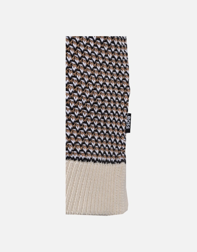 Boss Black Iconico Knitted Polo Open White