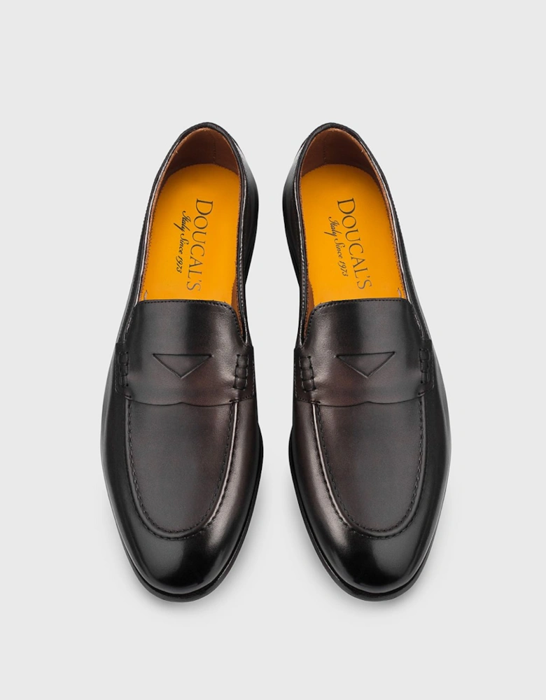 Leather Penny Loafers Classic Style